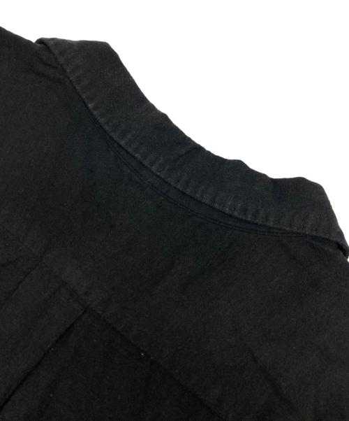 COMOLI（コモリ）COMOLI (コモリ) ベタシャン オープンカラーシャツ ブラック サイズ:4の古着・服飾アイテム