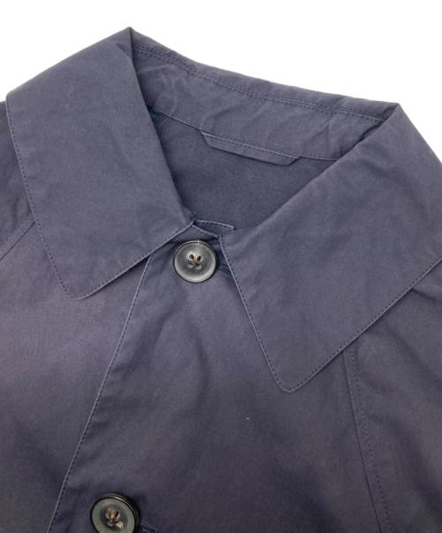 ECOLE DE CURIOSITES（エコール ド キュリオジテ）ECOLE DE CURIOSITES (エコール ド キュリオジテ) コットンステンカラーコート ネイビー サイズ:Mの古着・服飾アイテム