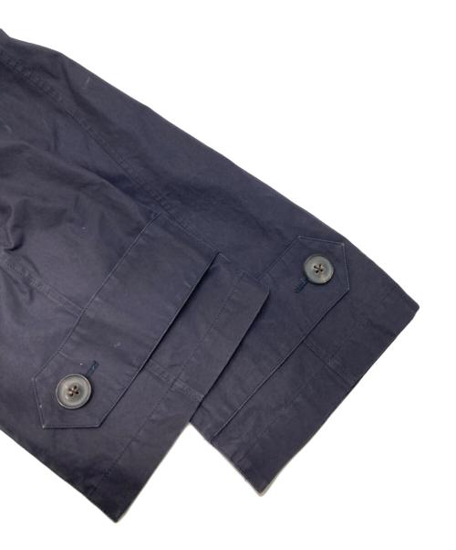 ECOLE DE CURIOSITES（エコール ド キュリオジテ）ECOLE DE CURIOSITES (エコール ド キュリオジテ) コットンステンカラーコート ネイビー サイズ:Mの古着・服飾アイテム