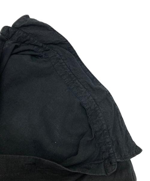 nest Robe（ネストローブ）nest Robe (ネストローブ) UpcycleLino 近江晒 サイドギャザー ブラック サイズ:FREEの古着・服飾アイテム