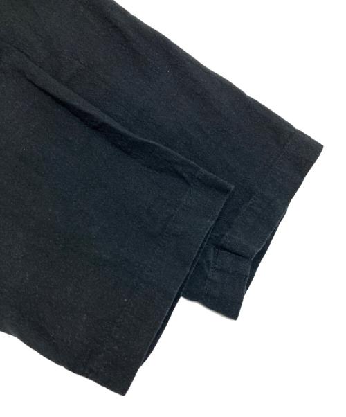 nest Robe（ネストローブ）nest Robe (ネストローブ) UpcycleLino 近江晒 サイドギャザー ブラック サイズ:FREEの古着・服飾アイテム