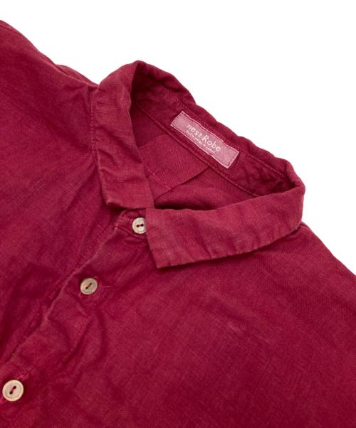 nest Robe（ネストローブ）nest Robe (ネストローブ) リネンシャツ レッド サイズ:FREEの古着・服飾アイテム