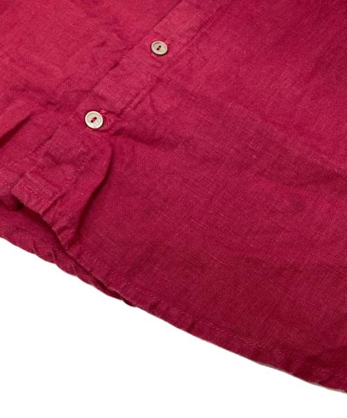 nest Robe（ネストローブ）nest Robe (ネストローブ) リネンシャツ レッド サイズ:FREEの古着・服飾アイテム