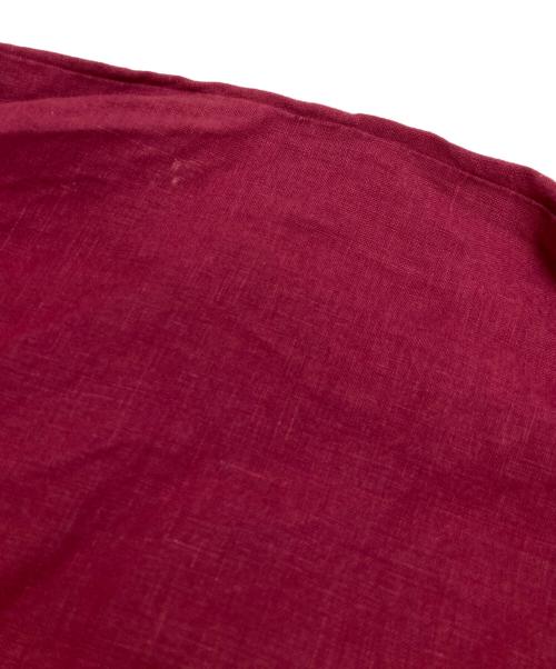 nest Robe（ネストローブ）nest Robe (ネストローブ) リネンシャツ レッド サイズ:FREEの古着・服飾アイテム