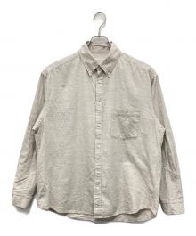 nestrobe confect（ネストローブ コンフェクト）の古着「ボタンダウンシャツ」｜ベージュ