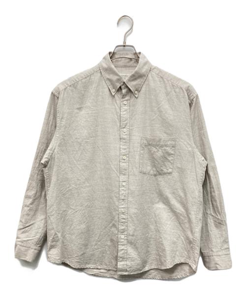 nestrobe confect（ネストローブ コンフェクト）nestrobe confect (ネストローブ コンフェクト) ボタンダウンシャツ ベージュ サイズ:3の古着・服飾アイテム