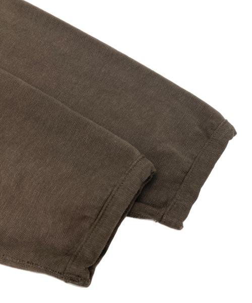 45R（フォーティファイブ・アール）45R (フォーティファイブ・アール) でこぼこ天竺の908チロリアンカーディガン ブラウン サイズ:不明（実寸参照）の古着・服飾アイテム