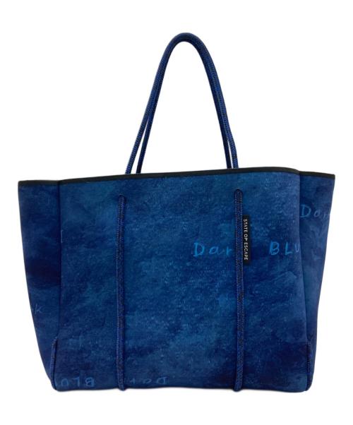 STATE OF ESCAPE（ステイトオブエスケープ）STATE OF ESCAPE (ステイトオブエスケープ) nigel scott トートバッグ ネイビーの古着・服飾アイテム