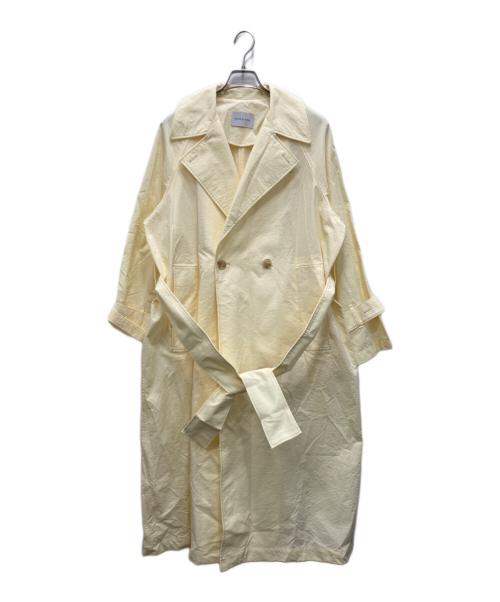 Adam et Rope（アダム エ ロペ）Adam et Rope (アダム エ ロペ) ファンクショントレンチコート イエロー サイズ:38の古着・服飾アイテム