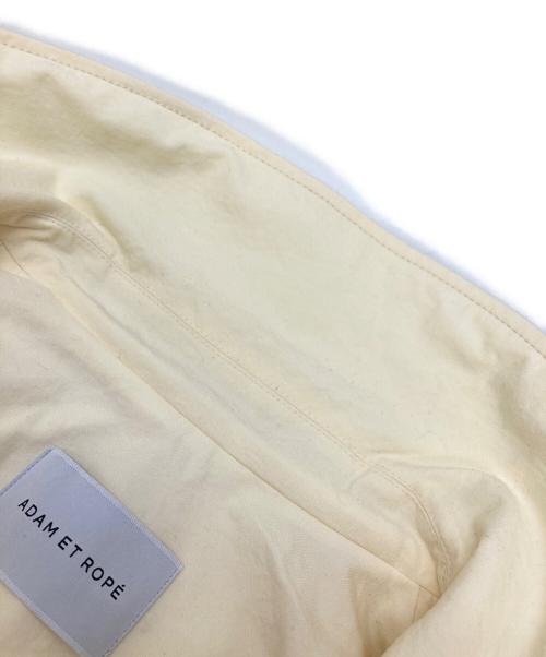 Adam et Rope（アダム エ ロペ）Adam et Rope (アダム エ ロペ) ファンクショントレンチコート イエロー サイズ:38の古着・服飾アイテム