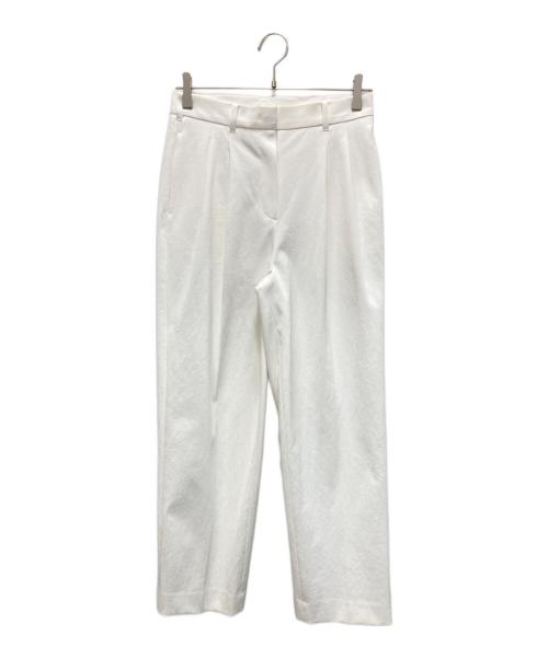 BALLSEY（ボールジィ）BALLSEY (ボールジィ) 2タックテーパードパンツ ホワイト サイズ:34 未使用品の古着・服飾アイテム