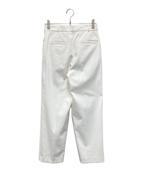 BALLSEY（ボールジィ）BALLSEY (ボールジィ) 2タックテーパードパンツ ホワイト サイズ:34 未使用品の古着・服飾アイテム
