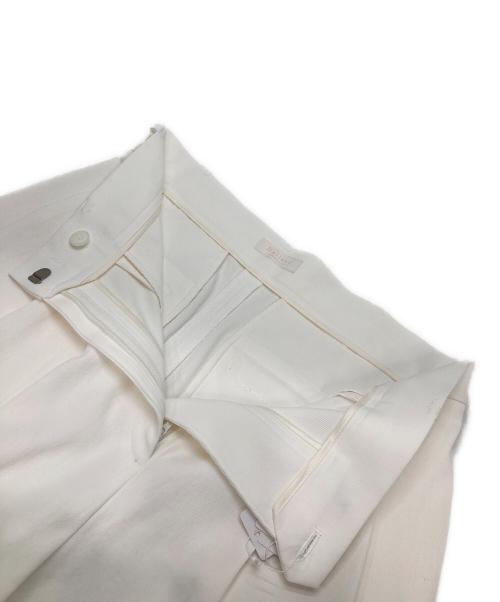 BALLSEY（ボールジィ）BALLSEY (ボールジィ) 2タックテーパードパンツ ホワイト サイズ:34 未使用品の古着・服飾アイテム