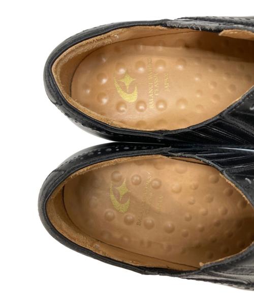 moon star（ムーンスター）moon star (ムーンスター) BALANCE WORKS ドレスシューズ ブラック サイズ:24.5の古着・服飾アイテム