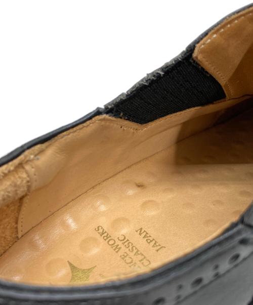 moon star（ムーンスター）moon star (ムーンスター) BALANCE WORKS ドレスシューズ ブラック サイズ:24.5の古着・服飾アイテム