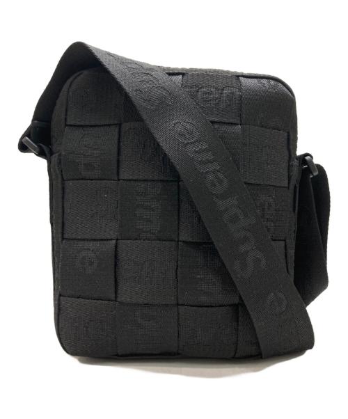 SUPREME（シュプリーム）SUPREME (シュプリーム) woven shoulder bag ブラックの古着・服飾アイテム