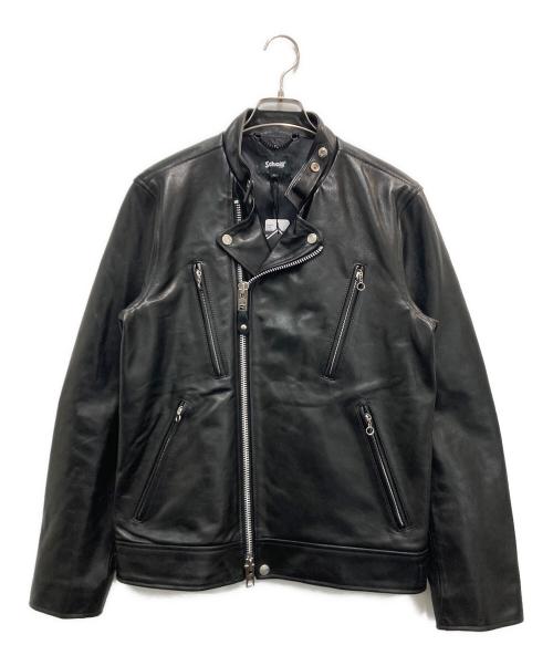 Schott（ショット）Schott (ショット) DOUBLE BREST RIDERS ブラック サイズ:Lの古着・服飾アイテム