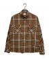 BURBERRY（バーバリー）の古着「ボタンダウンチェックシャツ」｜ブラウン