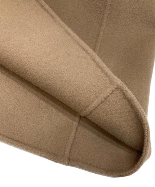 WEEKEND Max Mara（ウィークエンド マックスマーラ）WEEKEND Max Mara (ウィークエンド マックスマーラ) ノーカラーウールコート ベージュ サイズ:38の古着・服飾アイテム