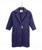 green label relaxingグリーンレーベルリラクシング）の古着「FFC ロング チェスター コート」｜パープル