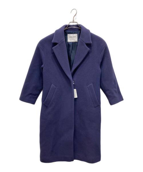 green label relaxing（グリーンレーベルリラクシング）green label relaxing (グリーンレーベルリラクシング) FFC ロング チェスター コート パープル サイズ:36 未使用品の古着・服飾アイテム