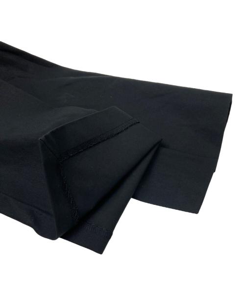 YOKO CHAN（ヨーコチャン）YOKO CHAN (ヨーコチャン) 裾フリル7分袖ワンピース ブラック サイズ:38の古着・服飾アイテム