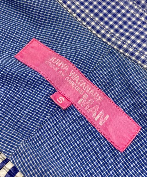 JUNYA WATANABE MAN PINK（ジュンヤワタナベマン ピンク）JUNYA WATANABE MAN PINK (ジュンヤワタナベマン ピンク) シャツ ブルー サイズ:Sの古着・服飾アイテム