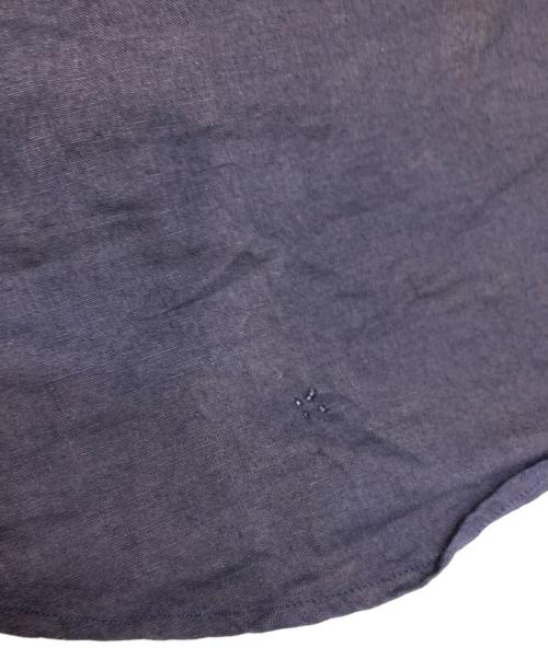 Graphpaper（グラフペーパー）Graphpaper (グラフペーパー) リネンバンドカラーシャツ ネイビー サイズ:Fの古着・服飾アイテム