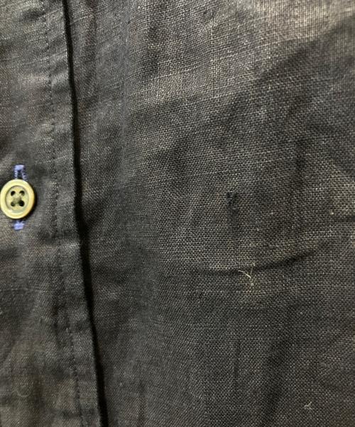 Graphpaper（グラフペーパー）Graphpaper (グラフペーパー) リネンバンドカラーシャツ ネイビー サイズ:Fの古着・服飾アイテム