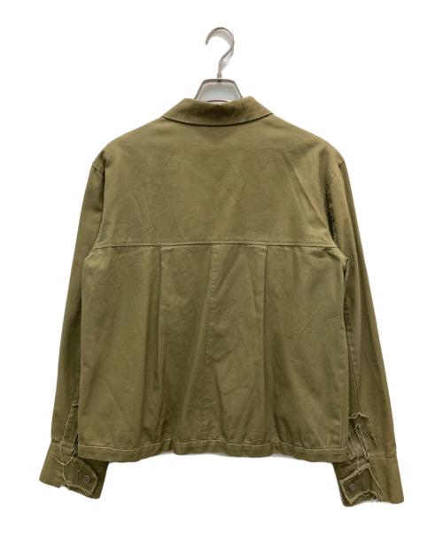 UNDERCOVER（アンダーカバー）UNDERCOVER (アンダーカバー) コーティングデニムカバーオール カーキ サイズ:不明（実寸参照）の古着・服飾アイテム