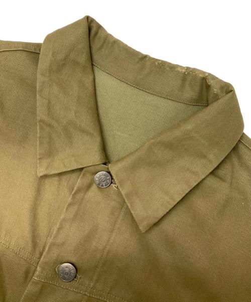 UNDERCOVER（アンダーカバー）UNDERCOVER (アンダーカバー) コーティングデニムカバーオール カーキ サイズ:不明（実寸参照）の古着・服飾アイテム