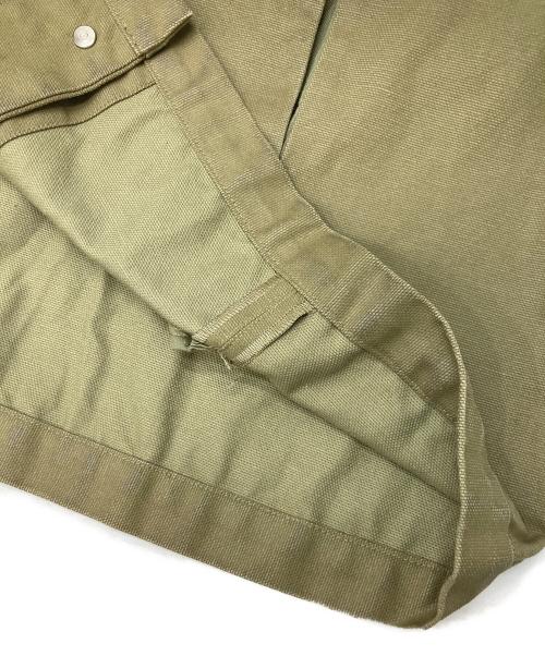 UNDERCOVER（アンダーカバー）UNDERCOVER (アンダーカバー) コーティングデニムカバーオール カーキ サイズ:不明（実寸参照）の古着・服飾アイテム