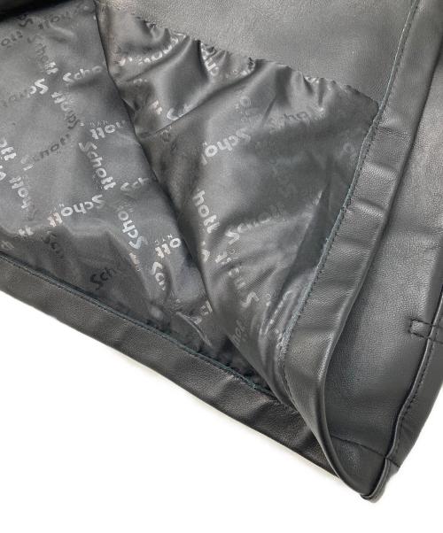 Schott（ショット）Schott (ショット) BEAUTY&YOUTH (ビューティーアンドユース) レザーコーチジャケット ブラック サイズ:Mの古着・服飾アイテム