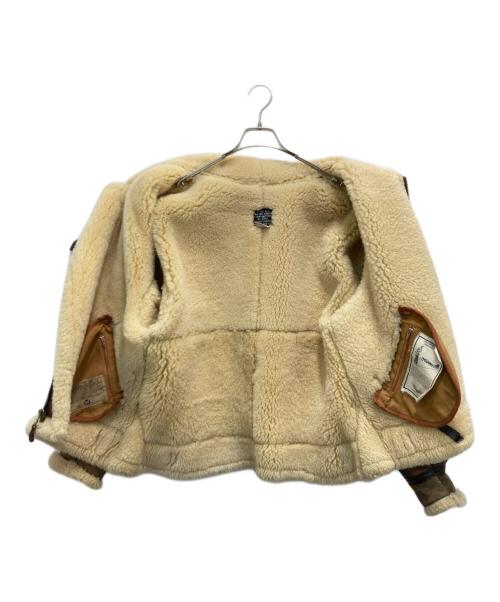 AVIREX（アヴィレックス）AVIREX (アヴィレックス) TYPEB-3ムートンフライトジャケット ブラウン サイズ:40の古着・服飾アイテム