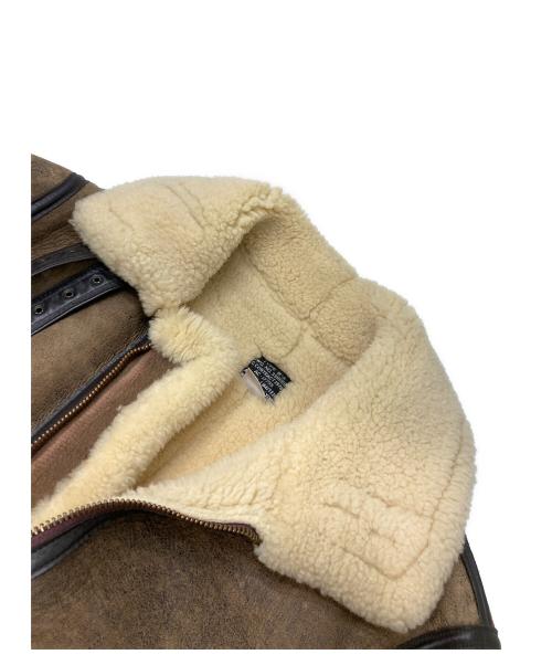 AVIREX（アヴィレックス）AVIREX (アヴィレックス) TYPEB-3ムートンフライトジャケット ブラウン サイズ:40の古着・服飾アイテム