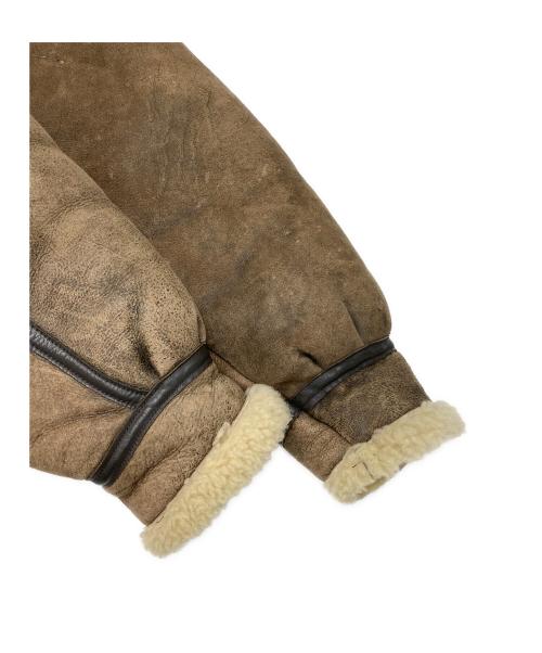 AVIREX（アヴィレックス）AVIREX (アヴィレックス) TYPEB-3ムートンフライトジャケット ブラウン サイズ:40の古着・服飾アイテム