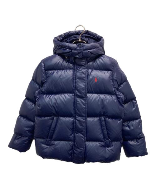 POLO RALPH LAUREN（ポロ・ラルフローレン）POLO RALPH LAUREN (ポロ・ラルフローレン) ダウンジャケット ネイビー サイズ:12・14の古着・服飾アイテム