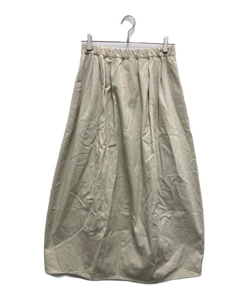 KAGURE（カグレ）KAGURE (カグレ) コットンコクーンスカート ベージュ サイズ:FREEの古着・服飾アイテム