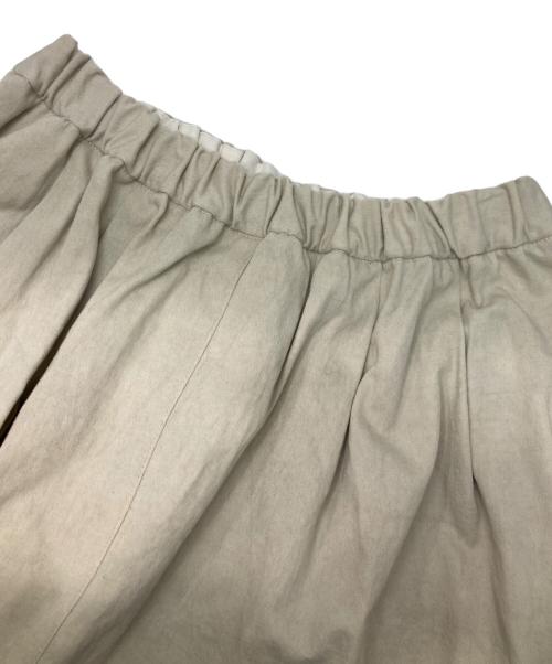 KAGURE（カグレ）KAGURE (カグレ) コットンコクーンスカート ベージュ サイズ:FREEの古着・服飾アイテム