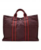 HERMESエルメス）の古着「フールトゥMMトートバッグ」｜ブラウン