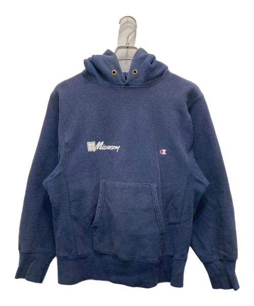 Champion REVERSE WEAVE（チャンピオン リバース ウィーブ）Champion REVERSE WEAVE (チャンピオン リバース ウィーブ) リバースウィーブパーカー ネイビー サイズ:Mの古着・服飾アイテム
