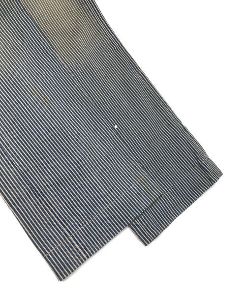 RRL（ダブルアールエル）RRL (ダブルアールエル) ヒッコリーパンツ ブルー サイズ:29×34の古着・服飾アイテム