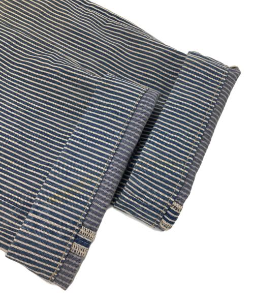 RRL（ダブルアールエル）RRL (ダブルアールエル) ヒッコリーパンツ ブルー サイズ:29×34の古着・服飾アイテム