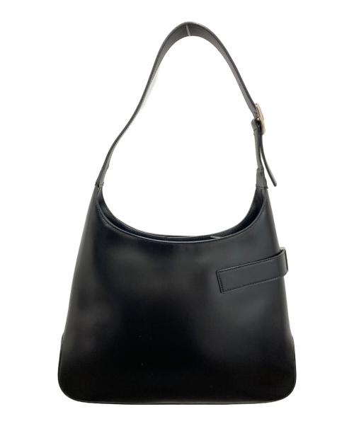 Salvatore Ferragamo（サルヴァトーレ フェラガモ）Salvatore Ferragamo (サルヴァトーレ フェラガモ) レザーワンハンドバッグ ブラックの古着・服飾アイテム