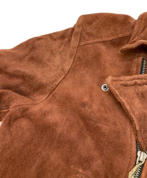 14th addiction（フォーティーンスアディクション）14th addiction (フォーティーンスアディクション) シープスキンスエードライダースジャケット ブラウン サイズ:2の古着・服飾アイテム