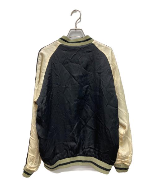 CROWS WORST（クローズ＆ワースト）CROWS WORST (クローズ＆ワースト) リバーシブル スカジャン イーグル ネイビー サイズ:不明（実寸参照）の古着・服飾アイテム