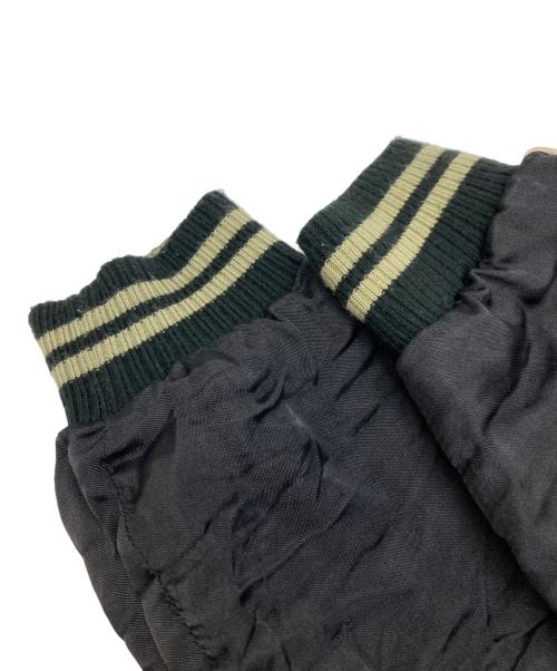 CROWS WORST（クローズ＆ワースト）CROWS WORST (クローズ＆ワースト) リバーシブル スカジャン イーグル ネイビー サイズ:不明（実寸参照）の古着・服飾アイテム