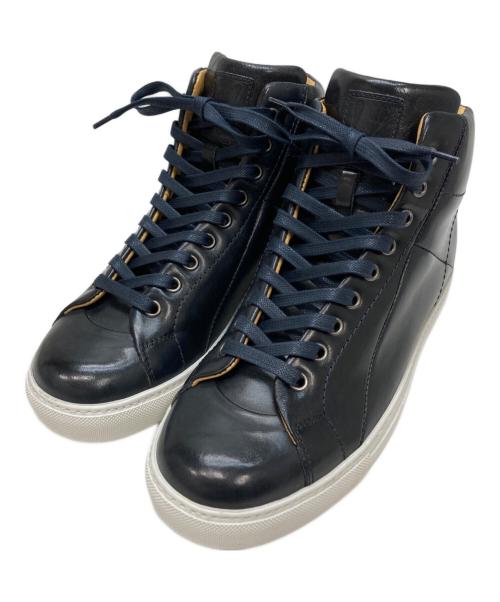 Mr.Hare Jack Johnson（ミスターヘア）Mr.Hare Jack Johnson (ミスターヘア) ハイカットスニーカー ブラック サイズ:6の古着・服飾アイテム