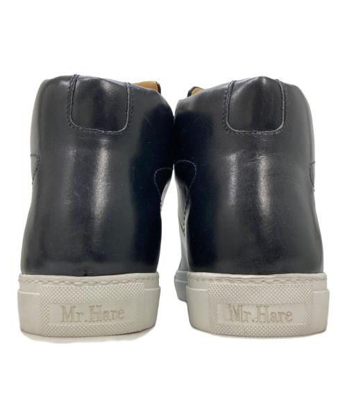 Mr.Hare Jack Johnson（ミスターヘア）Mr.Hare Jack Johnson (ミスターヘア) ハイカットスニーカー ブラック サイズ:6の古着・服飾アイテム