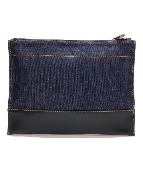 A.P.C.（アーペーセー）A.P.C. (アーペーセー) クラッチバッグ インディゴの古着・服飾アイテム